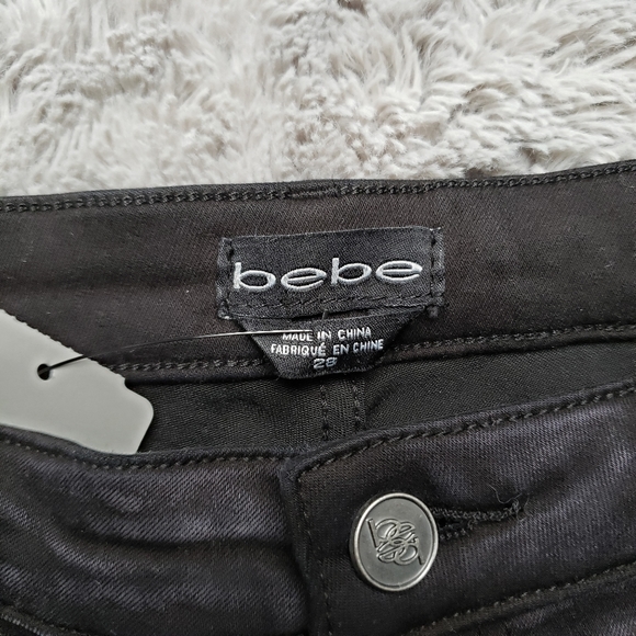 Black charcoal Bebe jeans , jegging for woman - Picture 4 of 10